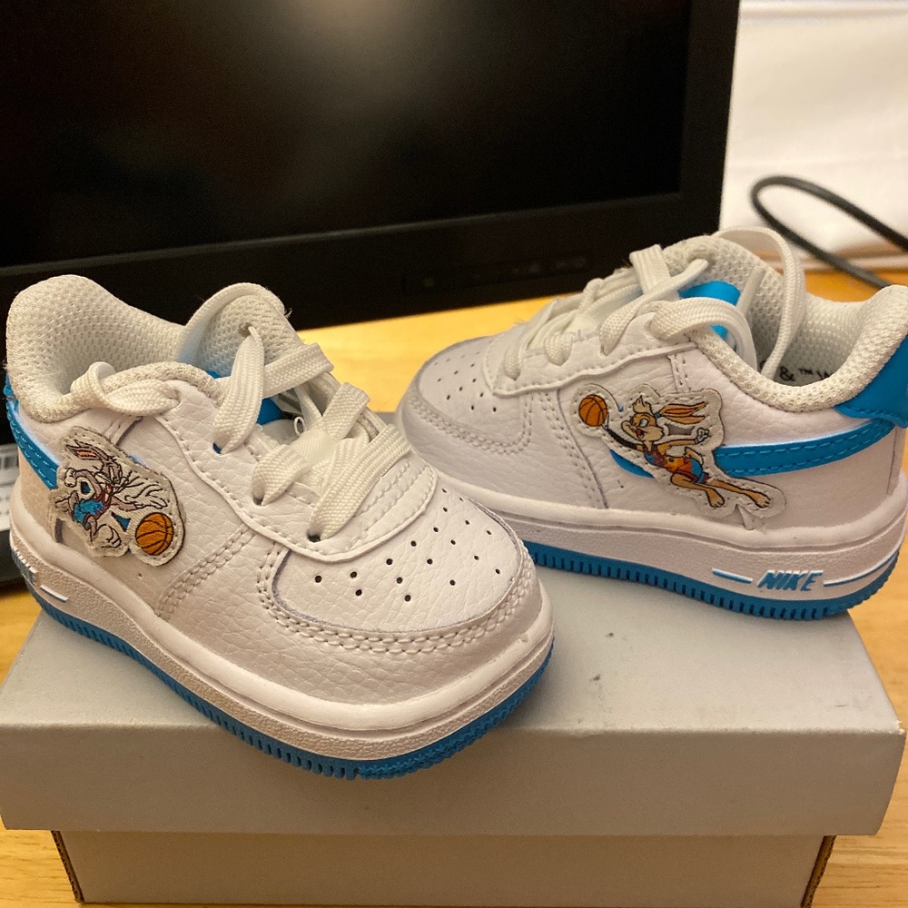 Toddler Space Jam Air Force ones